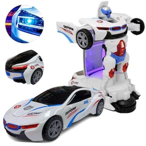 Carrinho Policia Infantil Robo Meninos E Meninas Com Sirene