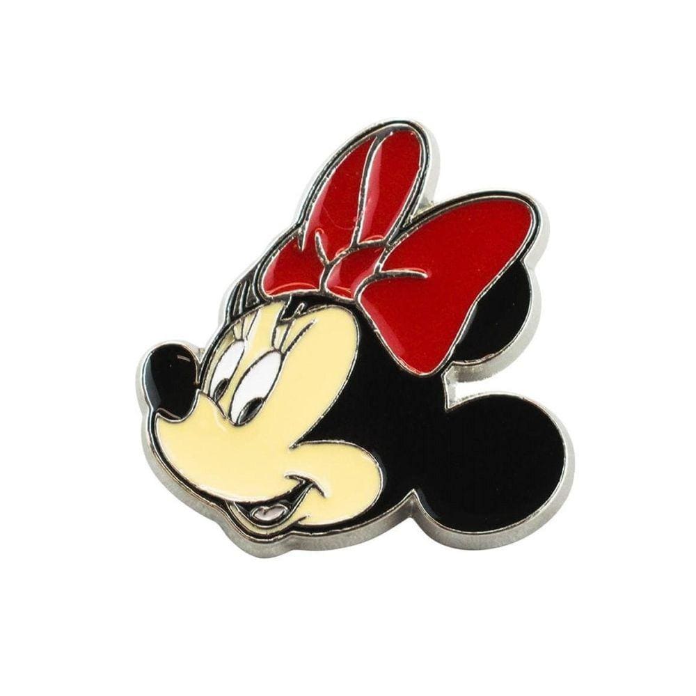 Broche De Metal Rosto Minnie E Demais Personagens - Disney