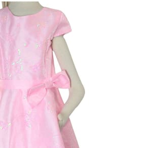 Vestido Festa Infantil Verão Petit Cherie Rosa Luxo