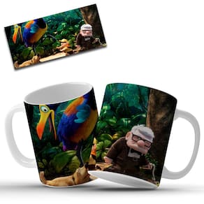 Caneca Personalizada UP Carl Fredricksen em Cerâmica 325ml