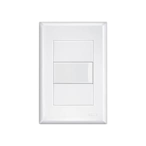 Interruptor Simples Fame Evidence Com Placa 4x2 Branco