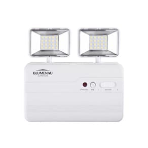 Luminária De Emergência Bloco Autônomo Led Blumenau 2 Faróis 10w Bivolt