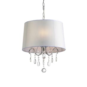 Lustre Pendente Taschibra Abricó E14 Bivolt Branco