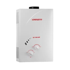 Aquecedor De água A Gás Lz 750bp Lorenzetti Glp (gás Liquefeito De Petróleo)