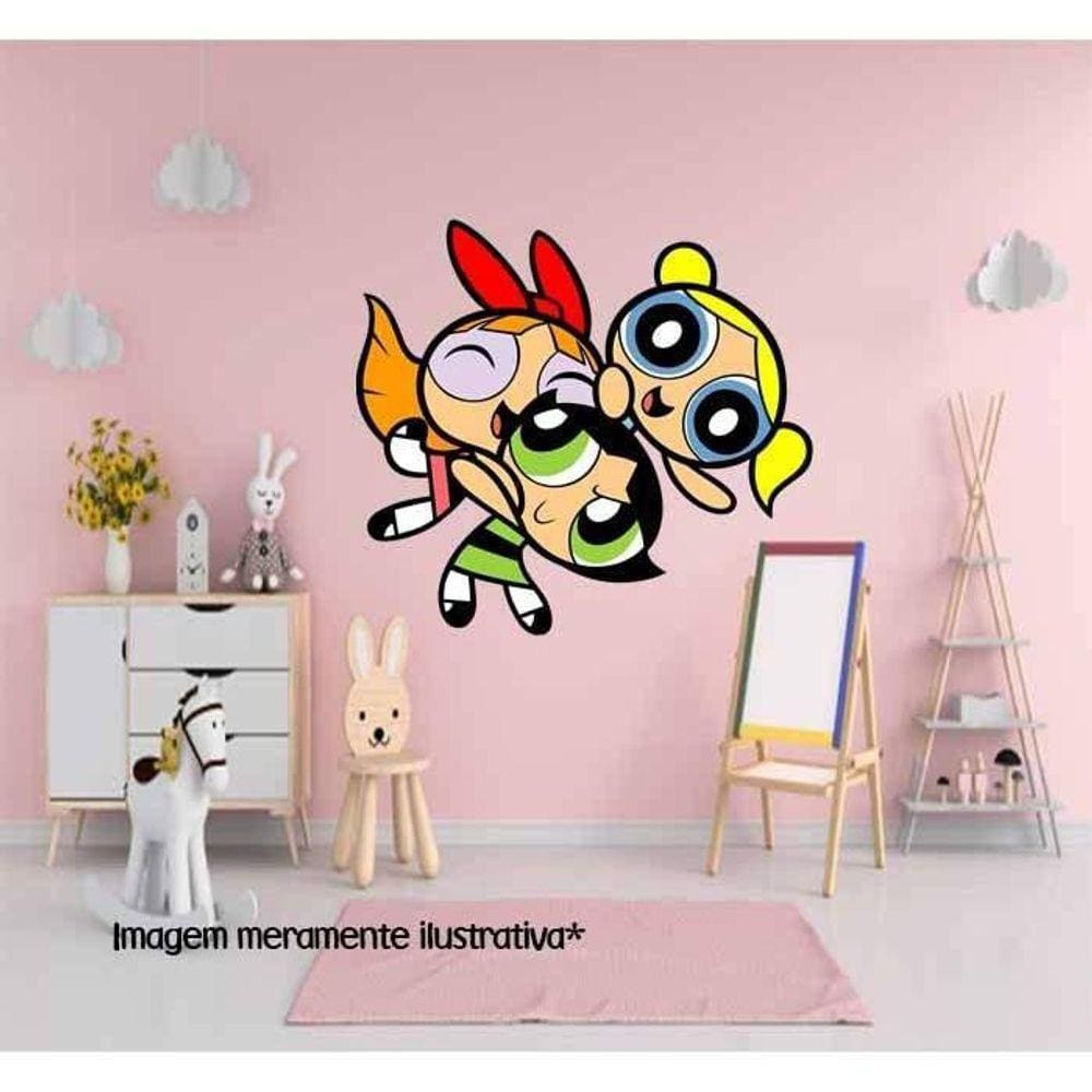 Adesivo De Parede Meninas Super Poderosas