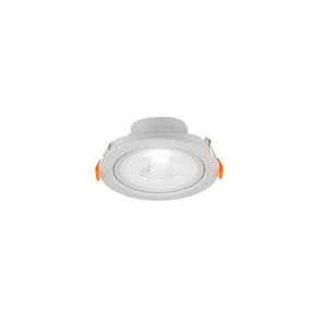 Spot De Led Blumenau Slim Redondo 8w Bivolt 6500k Luz Branca