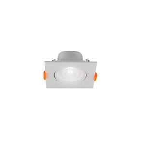 Spot De Led Blumenau Slim Quadrado 3w Bivolt 6500k Luz Branca