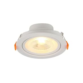 Spot De Led Blumenau Slim Redondo 6w Bivolt 3000k Luz Amarela