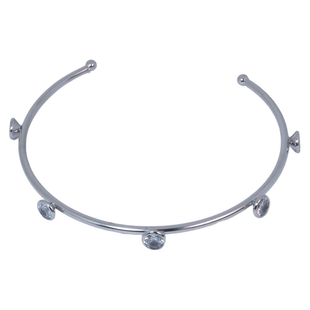 Bracelete com Pontos de Luz Aço Inoxídavel