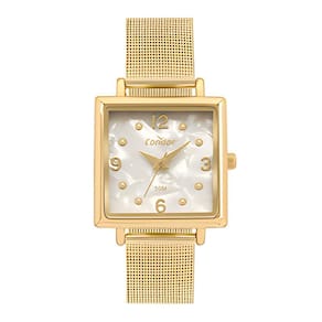 Relógio Condor Feminino Ref: Co2035Nfr/4B Retangular Mesh
