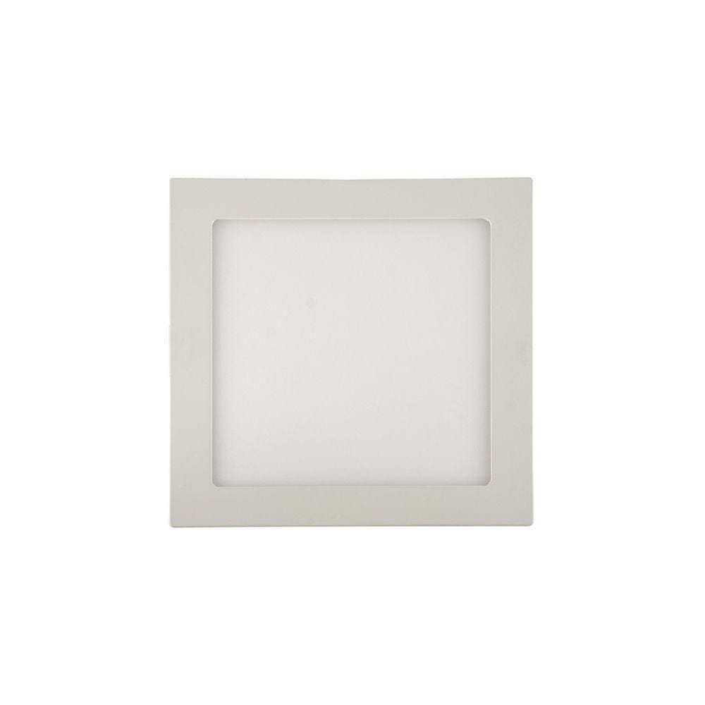 Painel De Led Blumenau Slim Quadrado De Embutir 12w Bivolt 6500k Luz Branca