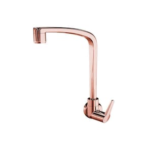 Torneira Plástica Lorenzetti Flatt 1168 F71 De Parede Rose Gold