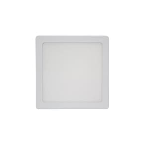 Painel De Led Blumenau Quadrado De Sobrepor 12w Bivolt 6500k Luz Branca