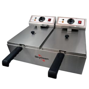 Fritadeira Inox Fed20n 10 Litros 2X Cubas 2000W 127V - Skymsen
