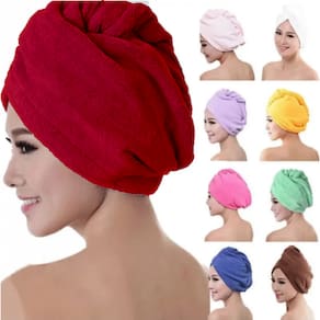 Kit 30 Toalhas Grossa Mágica Para Cabelo Secar Rápido Touca Banho
