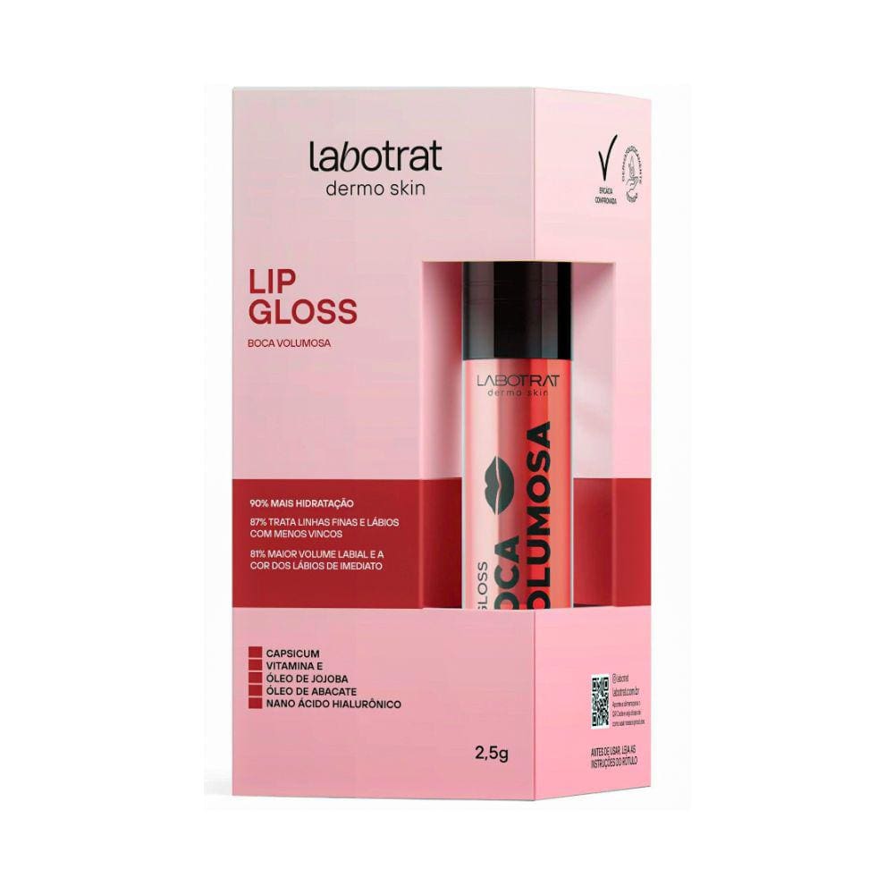 Lip Gloss Boca Volumosa 2,5G Dermo Skin Labotrat