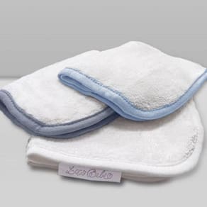 Kit Paninho de Boca/Babitas Azul - Laço Bebê