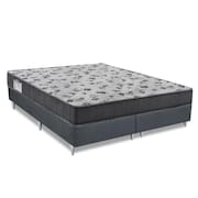 Cama box e Colchão ISO 100 D33 Queen Size(158x198)-Ortobom