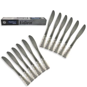 Kit de Facas de Mesa com 12 Peças Aço Inox Resistente