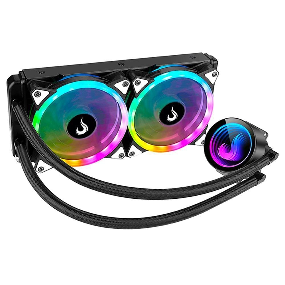 Water Cooler Gamer Rise Mode ARGB Intel/AMD 240mm Preto - RM-WCB-04-ARGB