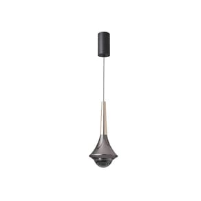 Pendente Onix e Dourado 20cm Led 7W 3000K Bivolt