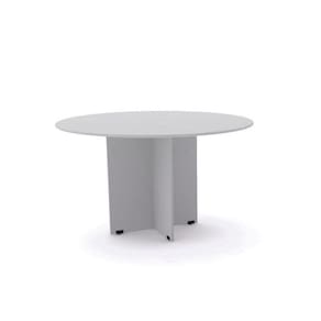 Mesa De Reunião Redonda Pandin Maxxi - Cinza
