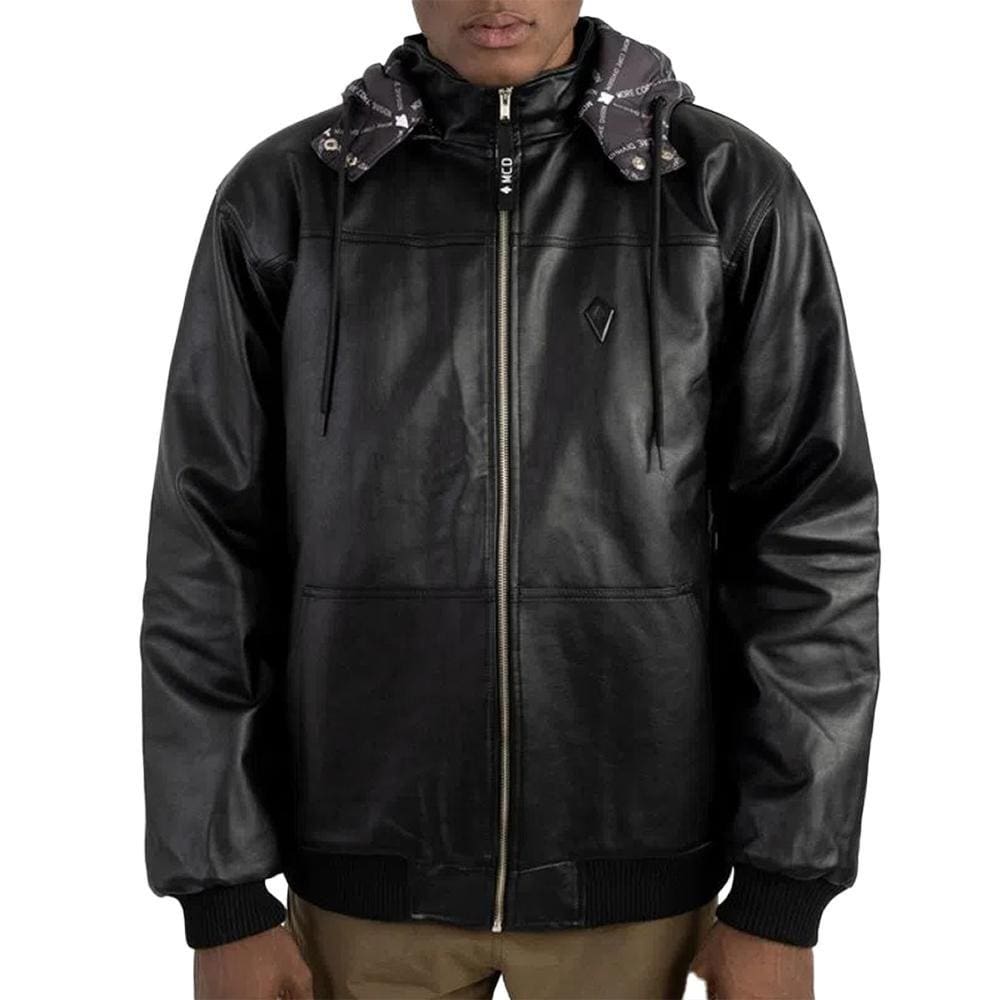 Jaqueta MCD PU Capuz Removivel WT23 Masculina Preto