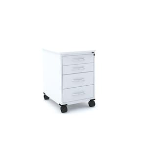 Gaveteiro Volante 4 Gavetas Pandin Maxxi - Branco