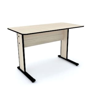 Mesa P/ Escritório 121X61 Pandin Maxxi - Nogueira/Preto