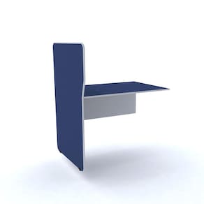 Baia P/ Atendimento Simples Contínua Pandin Maxxi - Azul/Cinza