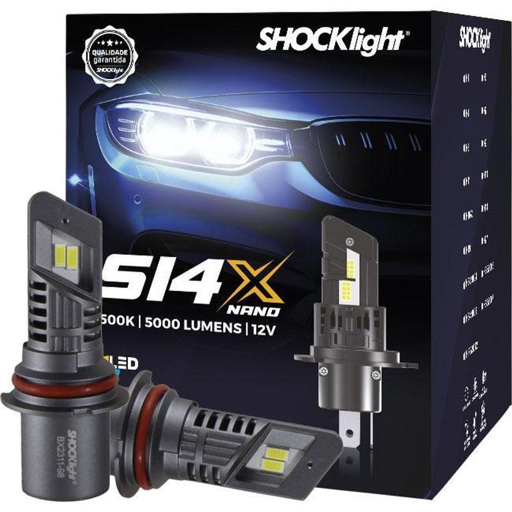 Lâmpada Led Shocklight S14X S14 X Nano Hb1 5000 Lumens 6500K