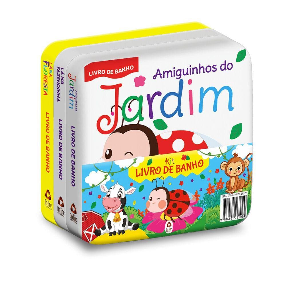 Coleção Banho Divertido - Kit com 3 Livrinhos de Banho