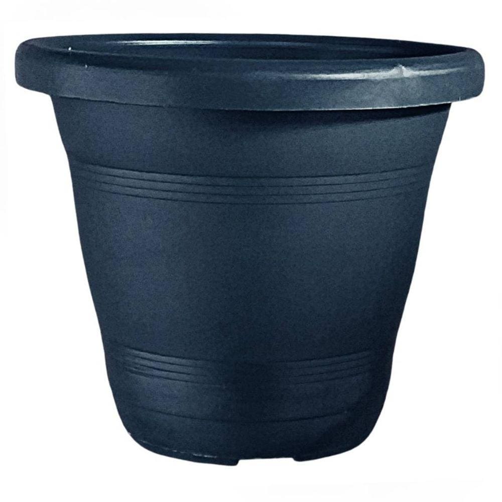Vaso Milano sem Prato (M-28,5x24) Preto RIQUEPLÁS