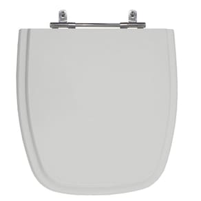 Assento Poliéster Laminado Versato Cinza Tampa P Vaso Celite