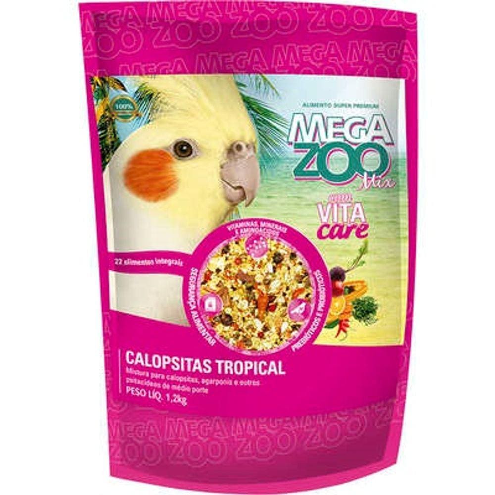 Mega Zoo Mix Calopsita Tropical 1,2 Kg