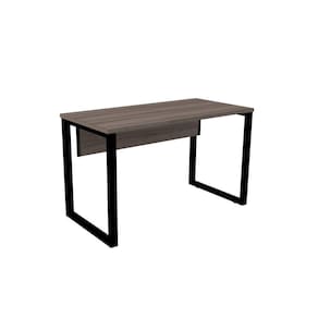 Mesa P/ Escritório 150X60 Pandin P25tub - Walnut/Preto
