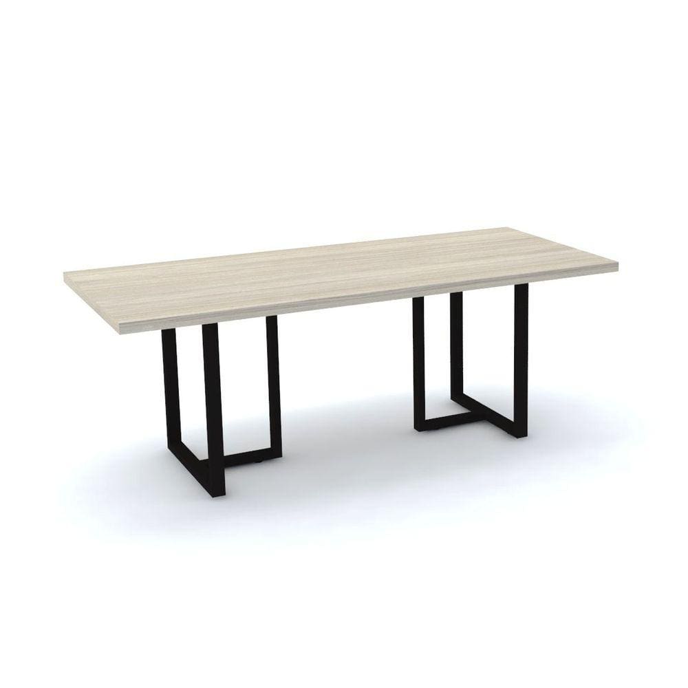 Mesa De Reunião Retangular Pandin Pe40tub - Nogueira
