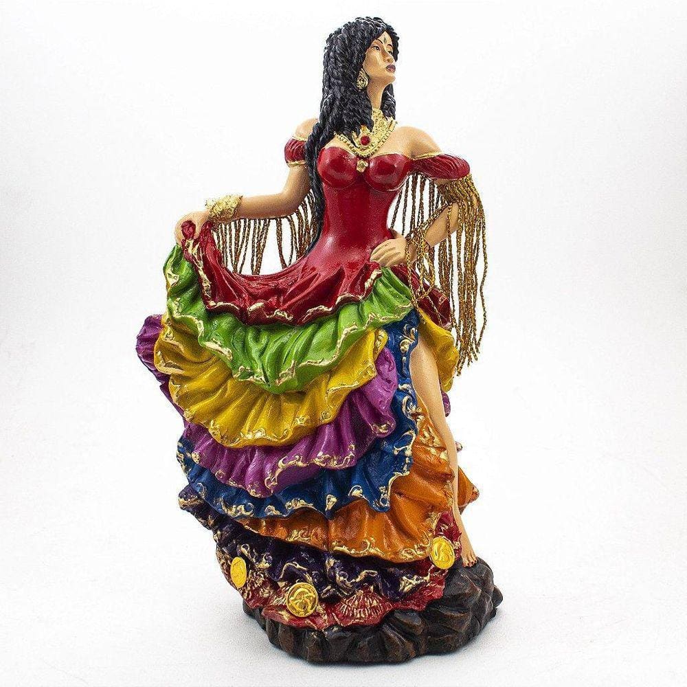 Imagem Cigana Luxo Sete Saias Resina 25 Cm