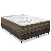 Cama box e Colchão Gold Ultra Gel Queen (158x198) - Ortobom