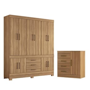 Conjunto Quarto Guarda Roupa Comoda
