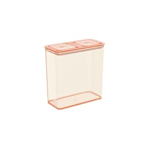 Pote Retangular Hermético Coza Modo Capacidade 2,7L Cor Laranja Crush