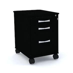 Gaveteiro Volante 3 Gavetas Pandin Maxxi - Preto