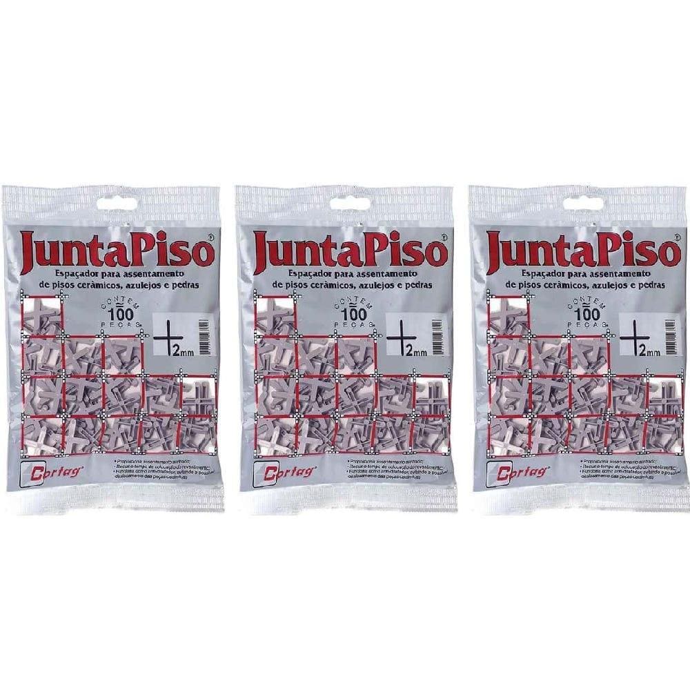 Espaçador Junta Piso 2 mm com 300 Unidades 72449 CORTAG