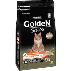 Golden Gatos Ad. Castr. Salmao 1 Kg