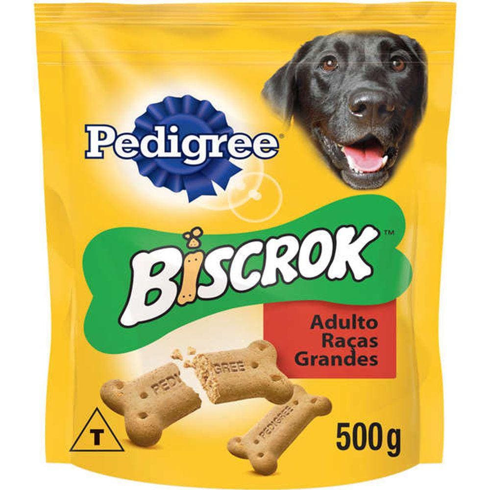 Pedigree Biscrok Raças Grandes 500 g