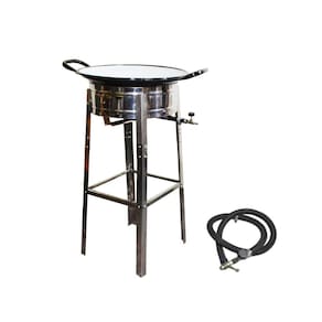 Fritadeira Pasteleiro Médio Fogão À Gás Inox Com Tacho Nº18