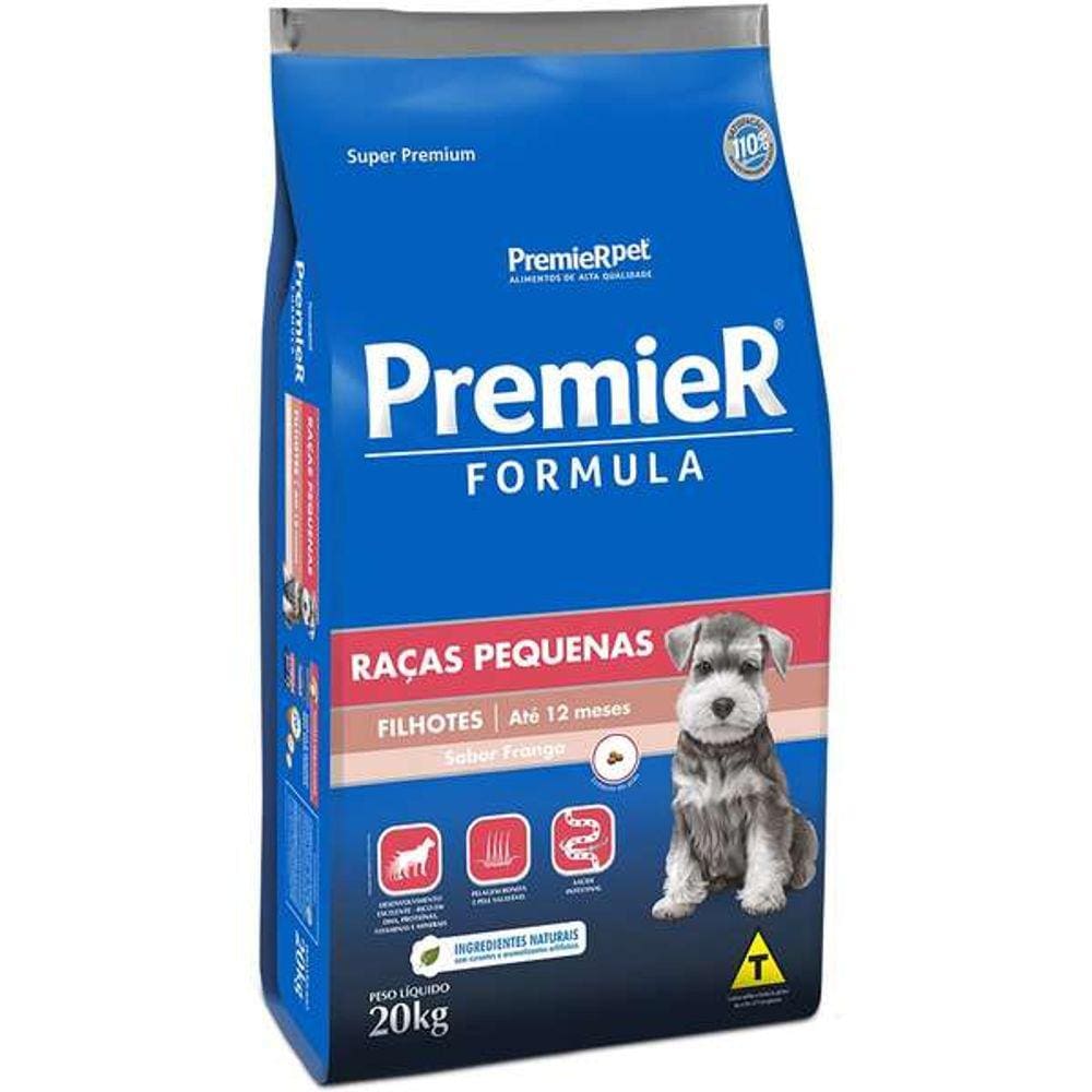 Premier Caes Fil. Raças Pequenas 20 Kg