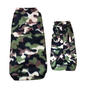 Roupinha De Frio Para Cachorro - Camuflado Egg