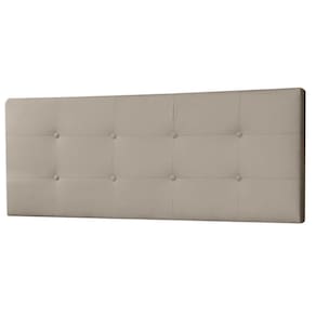 Cabeceira Painel Casal 1,40m Berlim Suede Bege - Pallazio