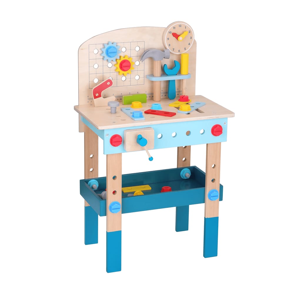 Mesa de Ferramentas em Madeira - Tooky Toy